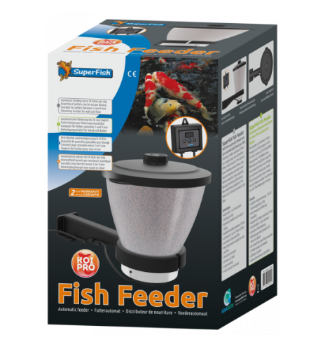 SuperFish Koi Pro Fish Feeder – Nourrisseur automatique pour bassin et carpes koï