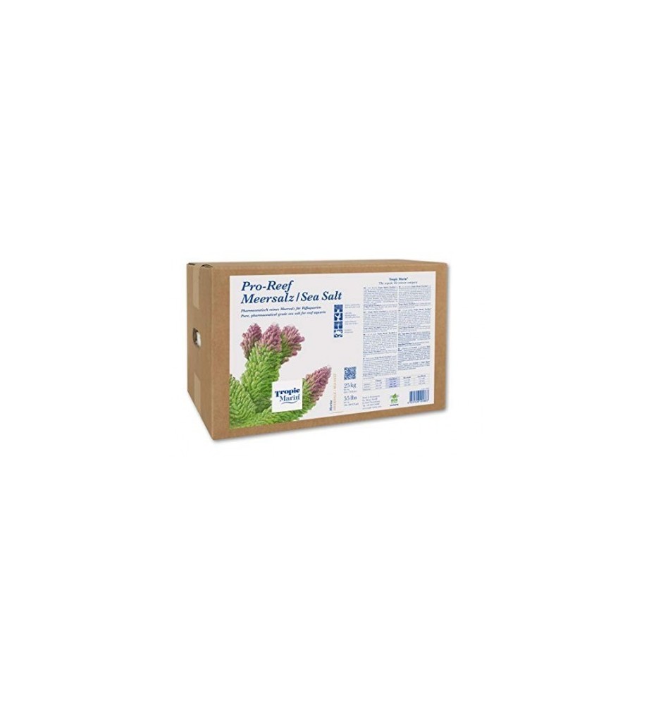Tropic Marin Pro-Reef Sea Salt 20 kg – Sel marin récifal premium en carton de 20kg