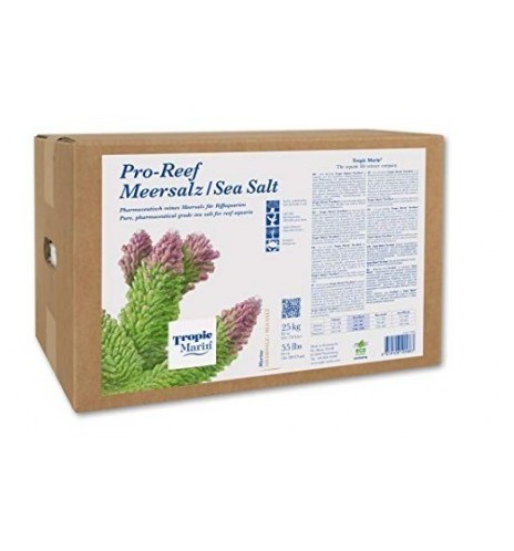 Tropic Marin Pro-Reef Sea Salt 20 kg – Sel marin récifal premium en carton de 20kg