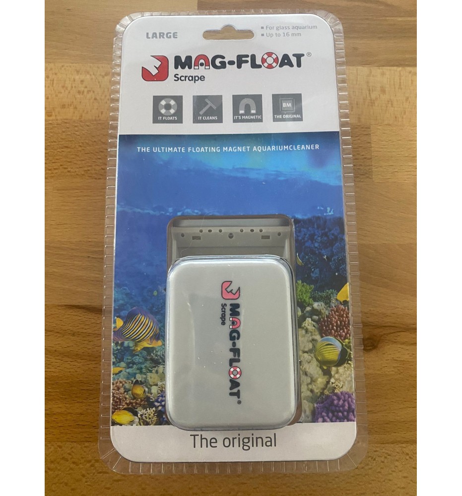 Mag-Float Scrape Large – Nettoyeur magnétique flottant avec grattoir