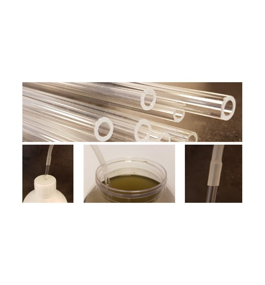 Tube rigide en acrylique 49.5cm pour tuyau à air