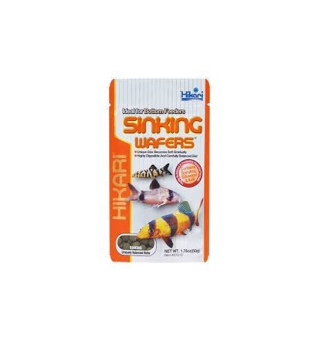 Hikari Sinking Wafers – Aliment complet coulant pour poissons de fond