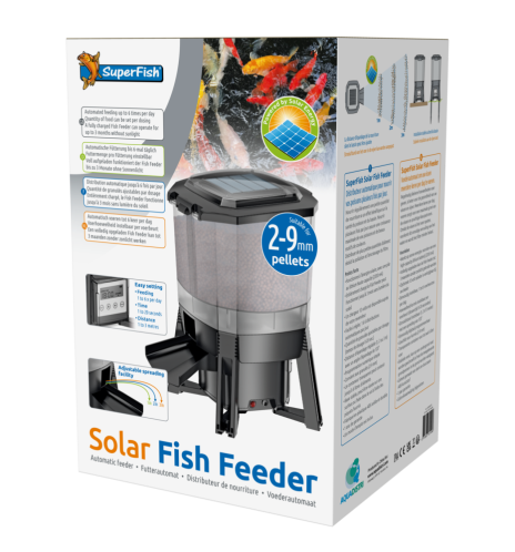 Solar Fish Feeder – Distributeur automatique solaire de nourriture pour bassin