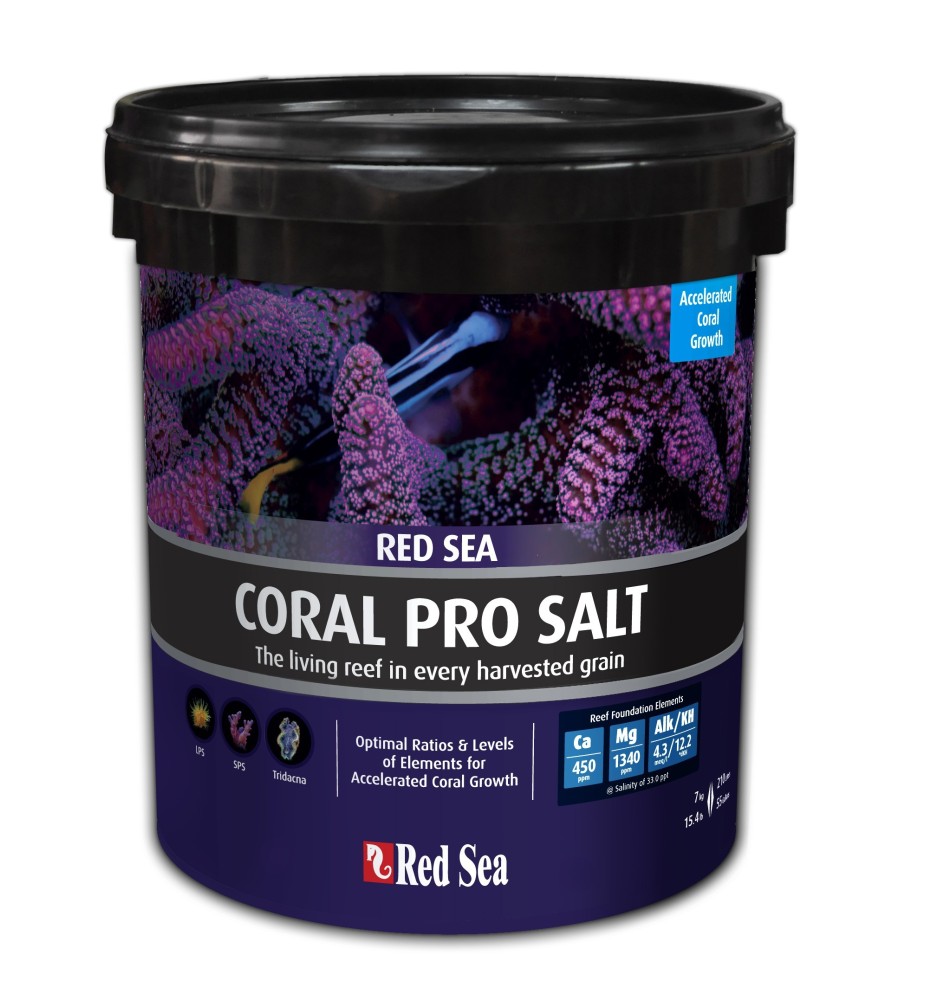 Red Sea Coral Pro Salt – Sel marin enrichi pour la croissance des coraux durs et des aquariums récifaux