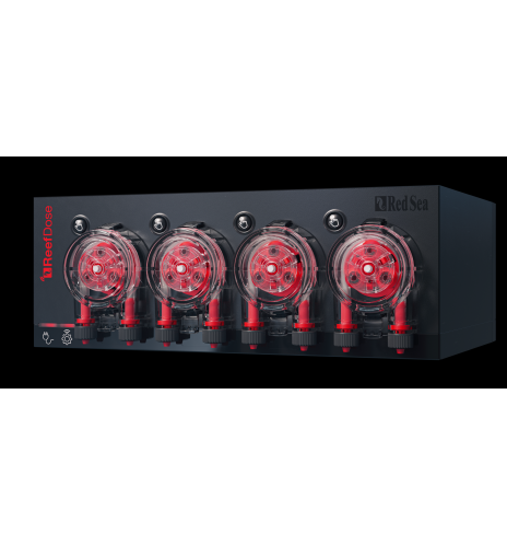 Red Sea ReefDose 4 – Pompe doseuse connectée 4 têtes de haute précision pour aquarium récifal