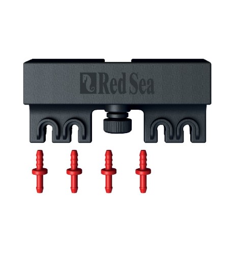 Red Sea Support de tubes pour pompe doseuse – Support officiel avec 4 raccords rapides pour ReefDose
