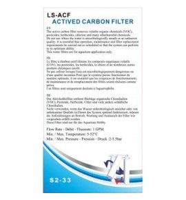 Glamorca Filtre à charbon actif – Cartouche filtrante pour osmoseur d'aquarium