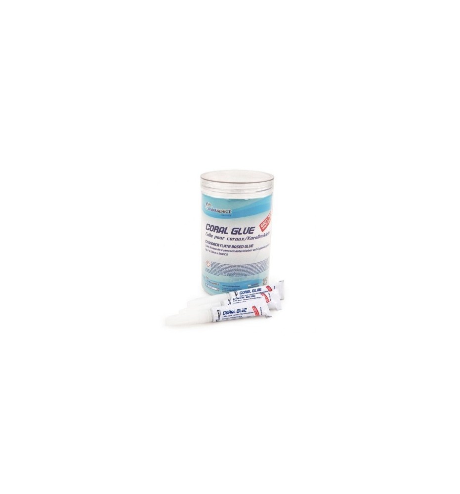 Maxspect Coral Glue Stick 20 x 5 g – Colle cyanoacrylate pour aquarium récifal