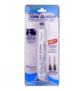 Maxspect Coral Glue Gun Recharge 50 g – Recharge de colle cyanoacrylate pour aquarium récifal