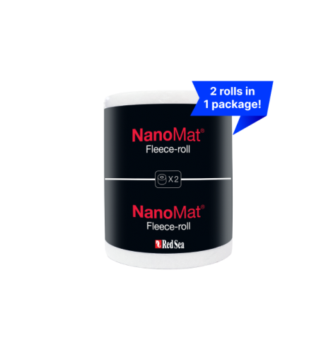Red Sea Lot de 2 rouleaux de rechange pour NanoMat – Rouleaux filtrants en polyester non tissé 18 m