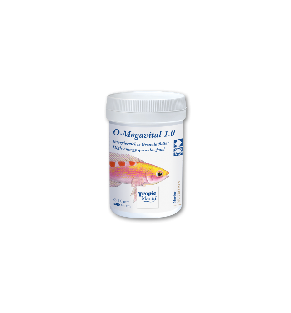 O-Megavital 1.0mm  - nourriture pour poissons DATE COURTE