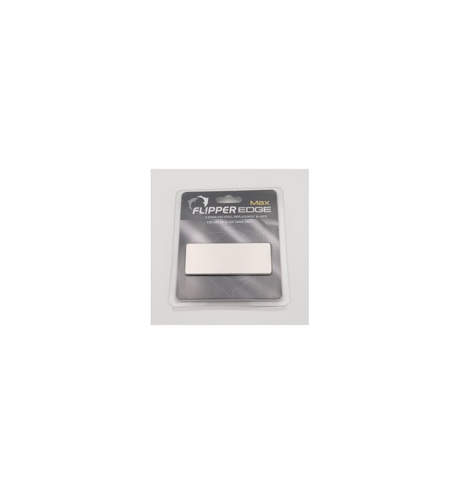 Flipper Edge Max – Lames de rechange en acier inoxydable (x4)