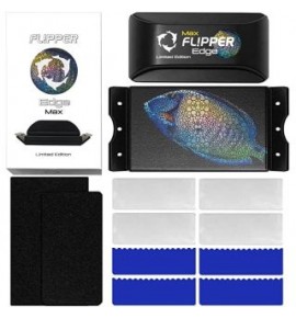 Flipper Edge Max Édition Limitée Tang – Nettoyeur magnétique 2-en-1 avec double lame pour aquariums jusqu'à 24 mm