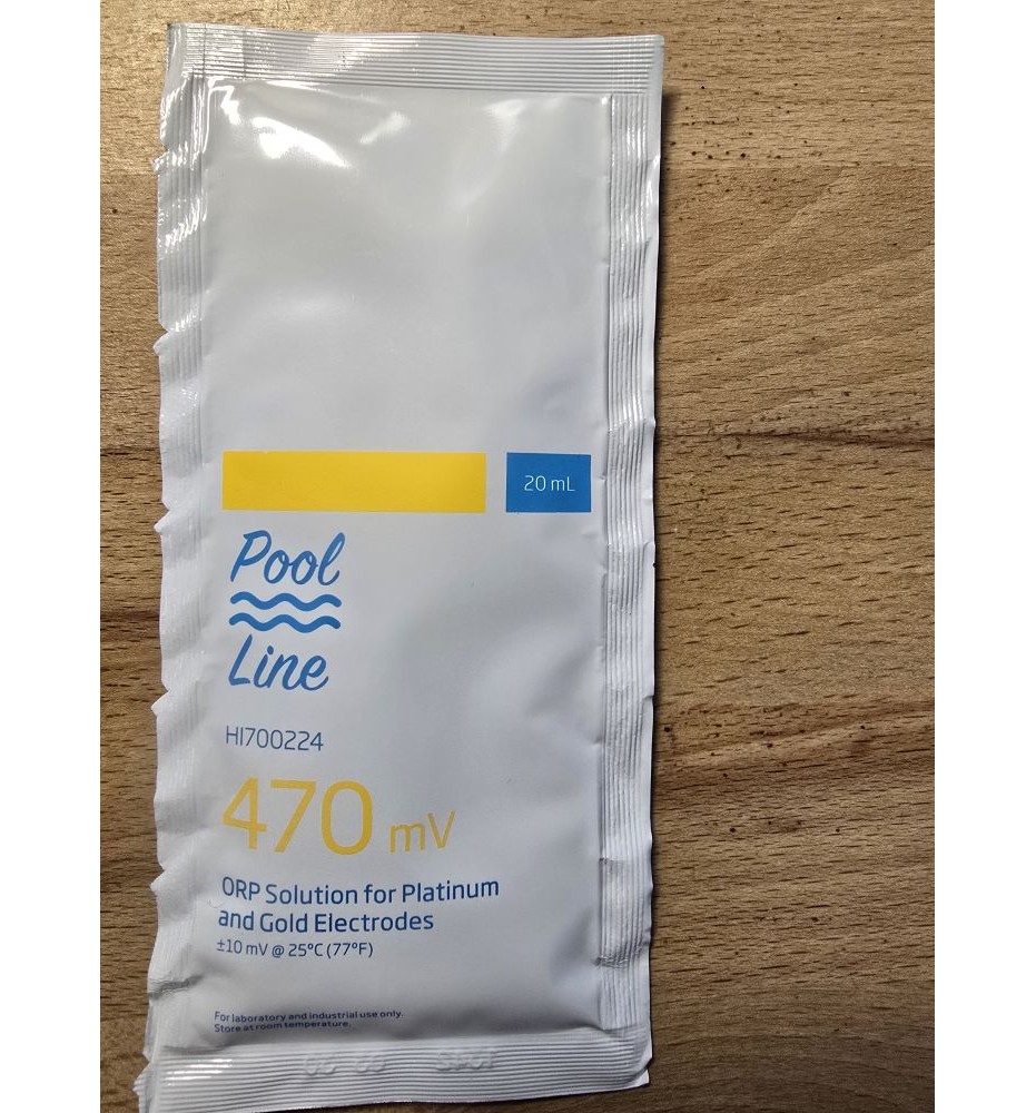 Solution d'étalonnage rédox à 470 mV, sachet de 20 mL