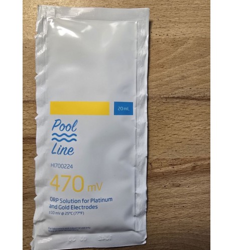 Solution d'étalonnage rédox à 470 mV, sachet de 20 mL