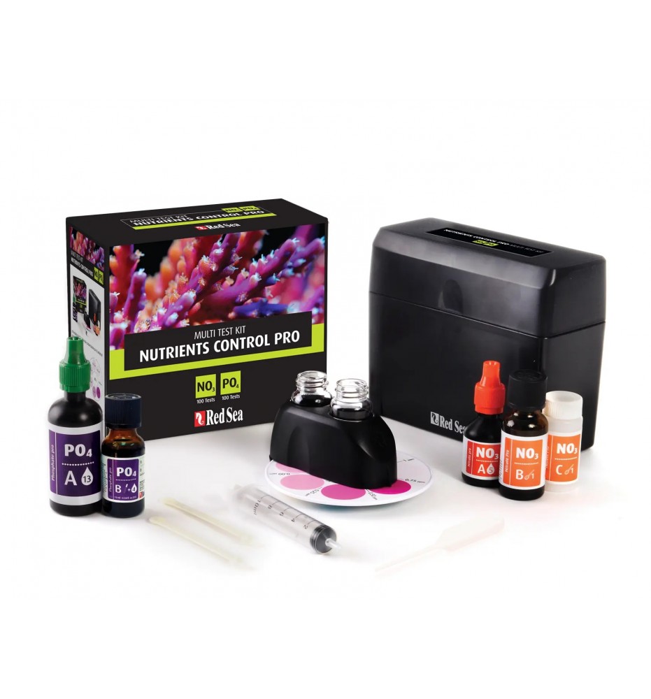 Red Sea Algae Control Pro Multi Test Kit – Tests Nitrates (NO₃) et Phosphates (PO₄)