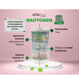 Bactogen, entretien de la filtration biologique date courte