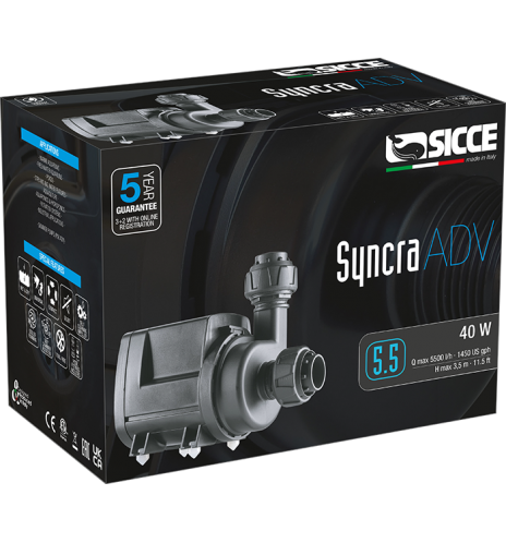 SICCE Syncra ADV – Pompe de remontée haute performance 5.5 / 9.0