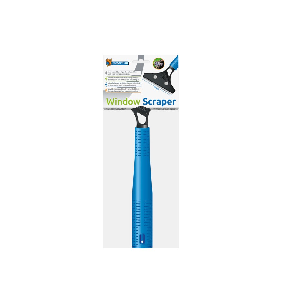 SuperFish Window Scraper – Grattoir pour vitres d’aquarium