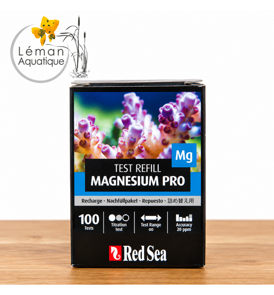 Red Sea Magnesium Pro – Recharge test magnésium – 100 tests