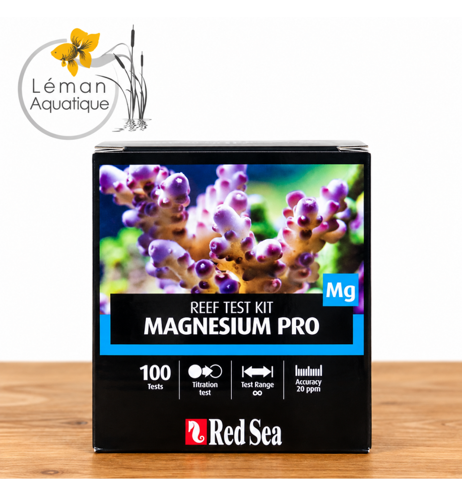 Red Sea Magnesium Pro – Test de magnésium pour aquarium récifal – 100 tests