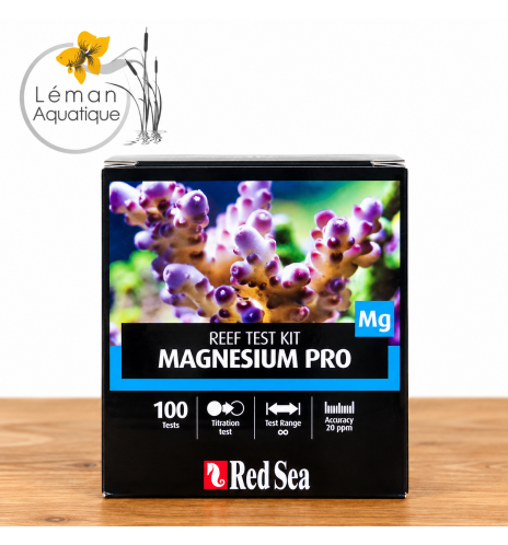 Red Sea Magnesium Pro – Test de magnésium pour aquarium récifal – 100 tests
