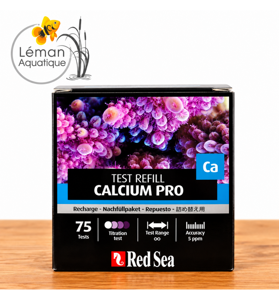 Red Sea Calcium Pro – Recharge pour test calcium Ca – 75 tests