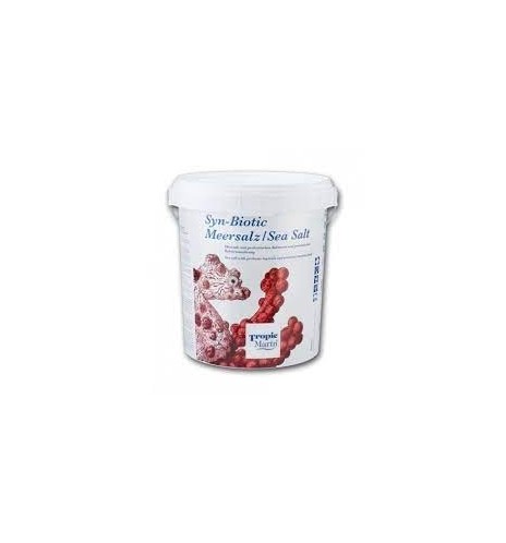 Tropic Marin Syn-Biotic Sea Salt – Sel marin enrichi en probiotiques et prébiotiques pour aquariums récifaux